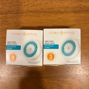 Clarisonic Blue and White Brush Head Set